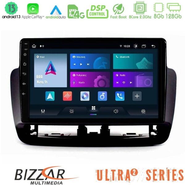 Bizzar Ultra Series Seat Ibiza 2012-2015 8core Android13 8+128GB Navigation Multimedia Tablet 9" - Image 1