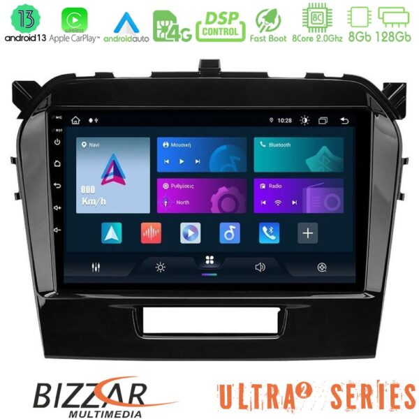 Bizzar Ultra Series Suzuki Vitara 2015-2024 8core Android13 8+128GB Navigation Multimedia Tablet 9" - Image 1