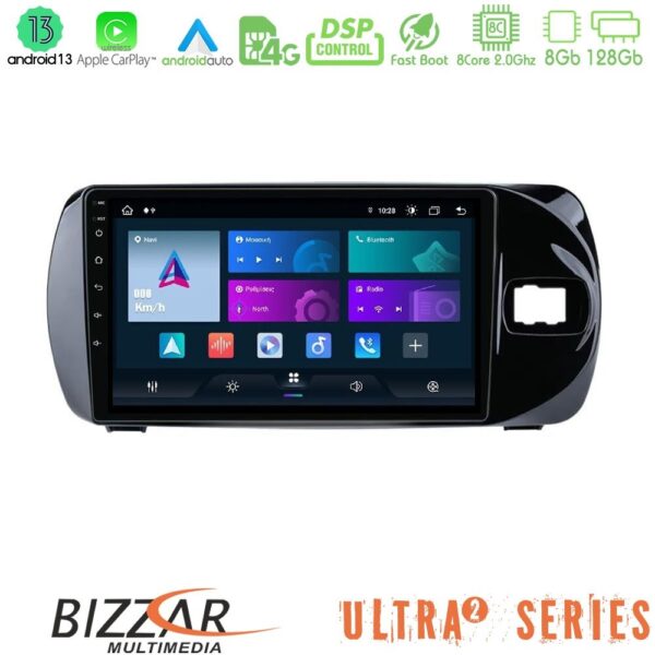 Bizzar G+ Series Toyota Yaris (Vitz) 2015-2020 RHD 8core Android14 6+128GB Navigation Multimedia Tablet 9" - Image 7