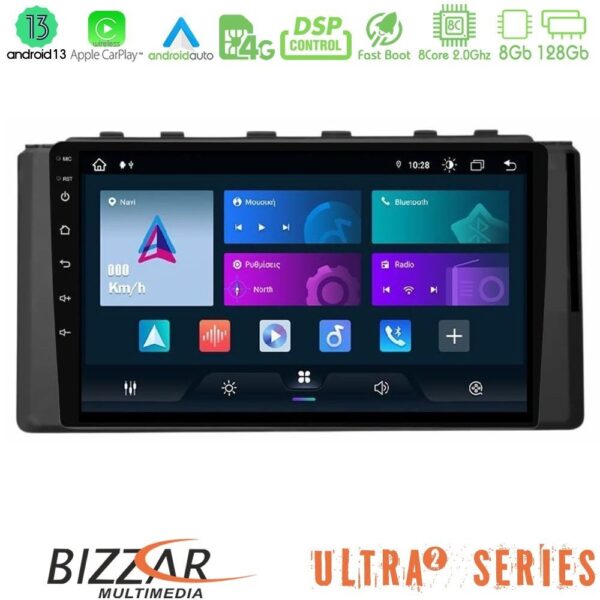 Bizzar Ultra Series Subaru BRZ / Toyota GR86 2022-> 8core Android13 8+128GB Navigation Multimedia Tablet 9" - Image 1