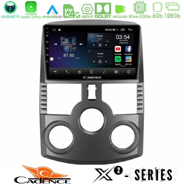 Cadence X2 Series 8Core Android14 6+128GB Daihatsu Terios Navigation Multimedia Tablet 9" - Image 1