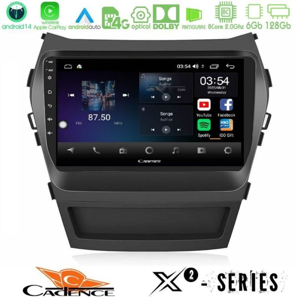 Bizzar G+ Series Hyundai iX45 2012-2017 8core Android14 6+128GB Navigation Multimedia Tablet 9" - Image 4