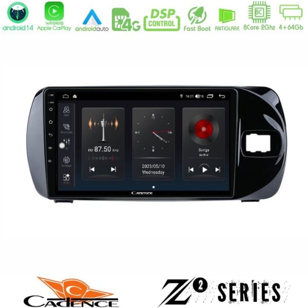Bizzar G+ Series Toyota Yaris (Vitz) 2015-2020 RHD 8core Android14 6+128GB Navigation Multimedia Tablet 9" - Image 10