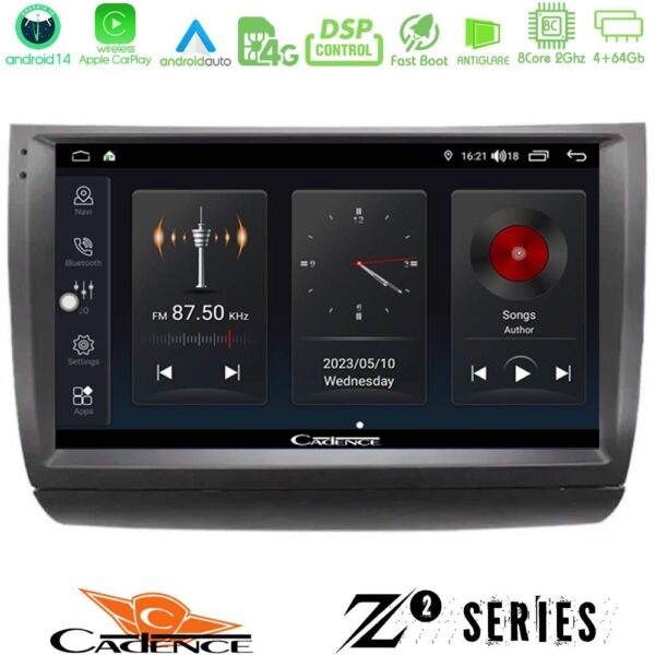 Cadence Z2 Series 8Core Android14 4+64GB  Toyota Prius 2004-2009 Navigation Multimedia Tablet 9" Με Carplay & Android Auto - Image 1
