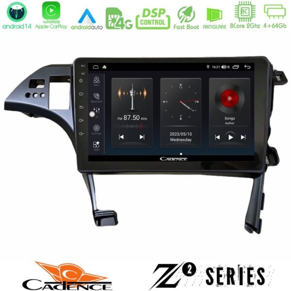 Cadence Z2 Series 8Core Android14 4+64GB  Toyota Prius 2010-2015 Navigation Multimedia Tablet 10" Με Carplay & Android Auto - Image 1