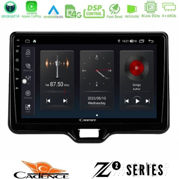 Bizzar G+ Series Toyota Yaris Cross RHD 2020-> (Low Version) 8core Android14 6+128GB Navigation Multimedia Tablet 9" - Image 11