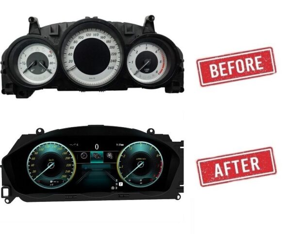 Mercedes C Class W204 2011-2014 Digital LCD Instrument Cluster 12.3" με HD οθόνη 1920*720 - Image 7