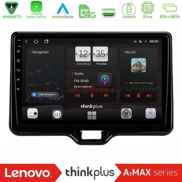 Bizzar G+ Series Toyota Yaris Cross RHD 2020-> (Low Version) 8core Android14 6+128GB Navigation Multimedia Tablet 9" - Image 12