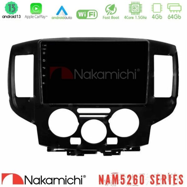 Bizzar G+ Series Nissan NV200 8core Android14 6+128GB Navigation Multimedia Tablet 9" (Μαύρο) - Image 5