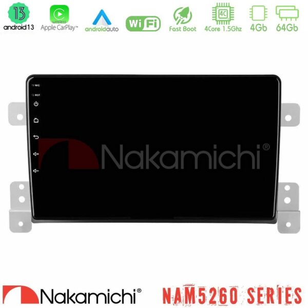 Nakamichi NAM5260 Series 4Core Android13 4+64GB Suzuki Grand Vitara Navigation Multimedia Tablet 9" Με Carplay & Android Auto - Image 1