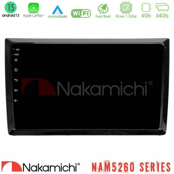 Nakamichi NAM5260 Series 4Core Android13 4+64GB VW Beetle Navigation Multimedia Tablet 9" Με Carplay & Android Auto - Image 1