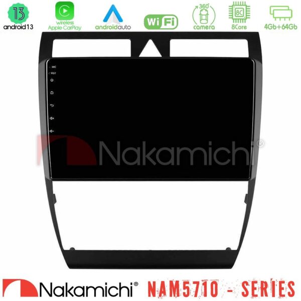 Nakamichi NAM5710 Series 8Core Android13 4+64GB Audi A6 (C5) 1997-2004 Navigation Multimedia Tablet 9" - Image 1
