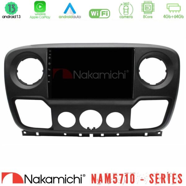 Nakamichi NAM5710 Series 8Core Android13 4+64GB Renault/Nissan/Opel Navigation Multimedia Tablet 10" - Image 1