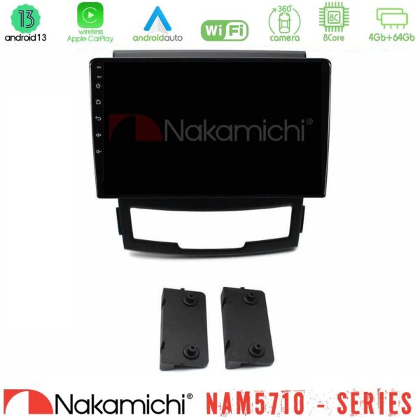 Nakamichi NAM5710 Series 8Core Android13 4+64GB Ssangyong Korando 2010-2014 Navigation Multimedia Tablet 9" - Image 1