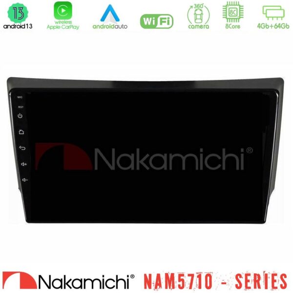 Nakamichi NAM5710 Series 8Core Android13 4+64GB Ssangyong Rexton 2002-2006 Navigation Multimedia Tablet 9" - Image 1