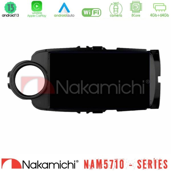Nakamichi NAM5710 Series 8Core Android13 4+64GB  Toyota Yaris 2015-2019  Navigation Multimedia Tablet 9" (Μαύρο Χρώμα) - Image 1