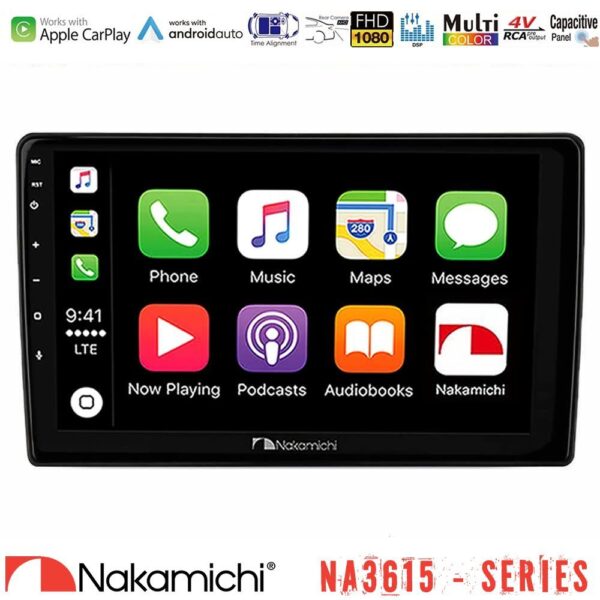 Nakamichi NA3615 Series Με Wireless Carplay & Android Auto Suzuki Grand Vitara 2003-2005 Media Station Tablet 9" - Image 2