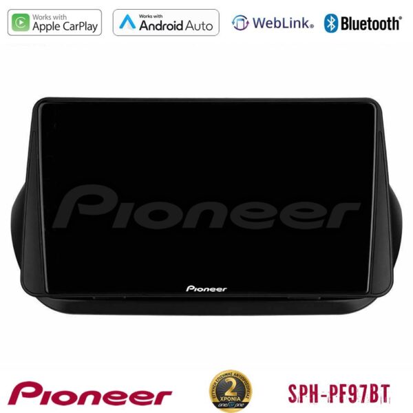 Pioneer SPH-PF97BT Series    Fiat Fiorino/Citroen Nemo/Peugeot Bipper Multimedia Station 9" (Tablet Style) Με Carplay & Android Auto - Image 1