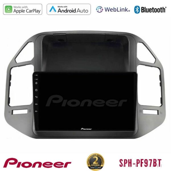 Pioneer SPH-PF97BT Series Mitsubishi Pajero 2002-2006 Multimedia Station 9" (Tablet Style) Με Carplay & Android Auto - Image 1