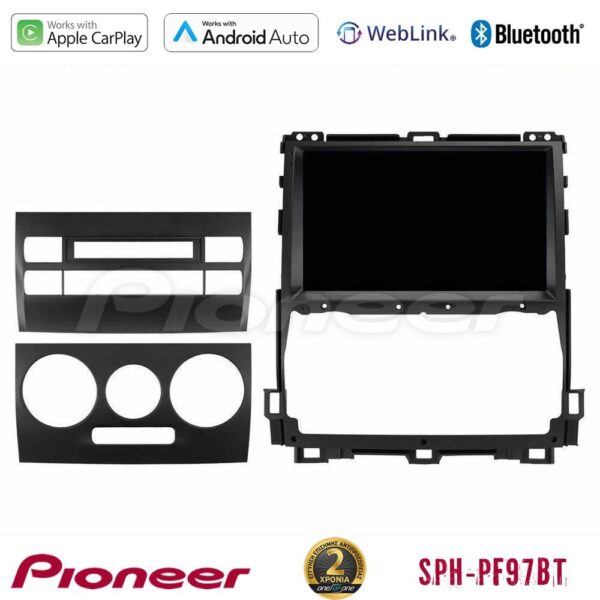 Pioneer SPH-PF97BT Series Toyota Land Cruiser J120 2002-2009 Multimedia Station 9" (Tablet Style) Με Carplay & Android Auto - Image 1