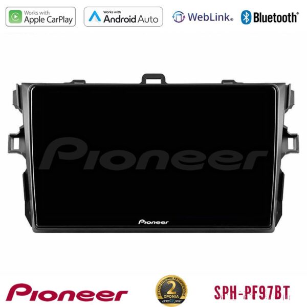 Pioneer SPH-PF97BT Series Toyota Corolla 2007-2012 Multimedia Station 9" (Tablet Style) Με Carplay & Android Auto - Image 1