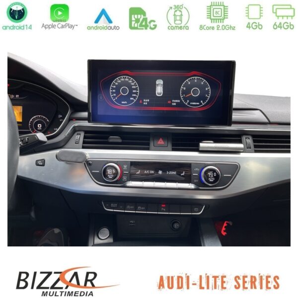 Bizzar Lite Series Audi Q5 (FY) 2017-2019 Android14 8Core (4+64GB) Navigation Multimedia 10.25" - Image 3