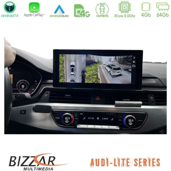 Bizzar Lite Series Audi Q5 (FY) 2017-2019 Android14 8Core (4+64GB) Navigation Multimedia 10.25" - Image 4