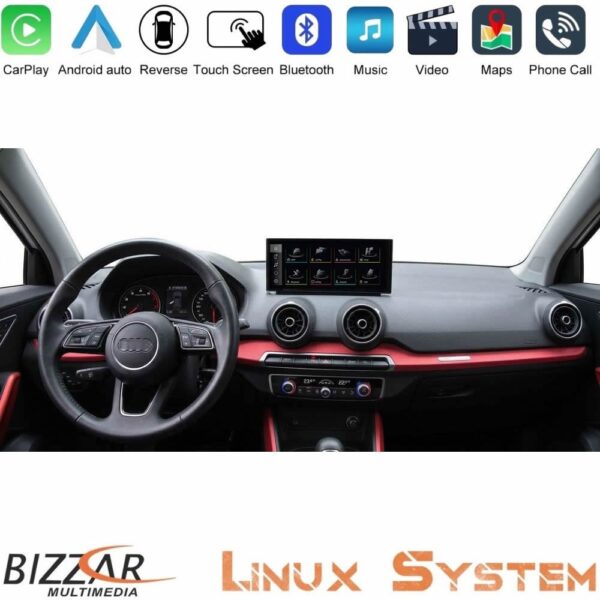 Bizzar AUDI Q2 (GA) 2016-2023 Linux Apple CarPlay | Android Auto screen 10.25" HD - Image 1