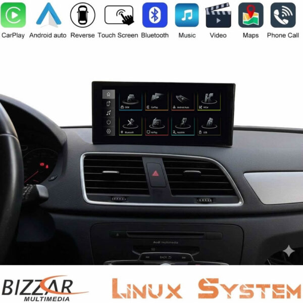 Bizzar Audi A1 (8X) 2010-2018 Linux Apple CarPlay | Android Auto screen 10.25" HD - Image 4