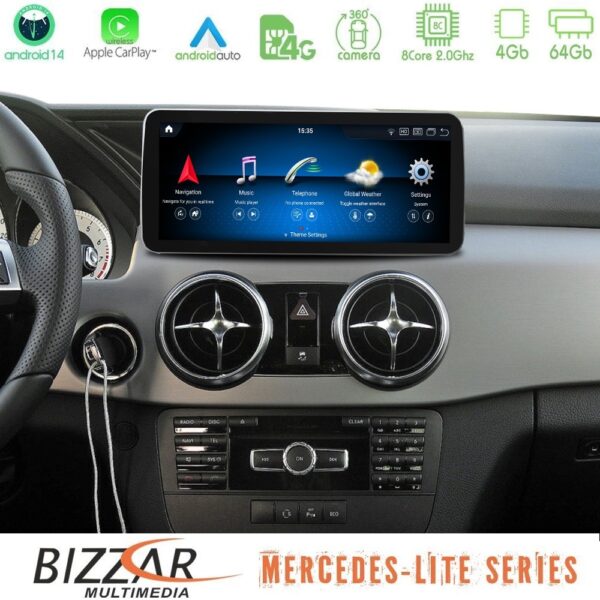 Bizzar Lite Series Mercedes GLK Class (X204) 2013-2015 NTG4.5 Android14 8Core (4+64GB) Navigation Multimedia 10.25" - Image 1