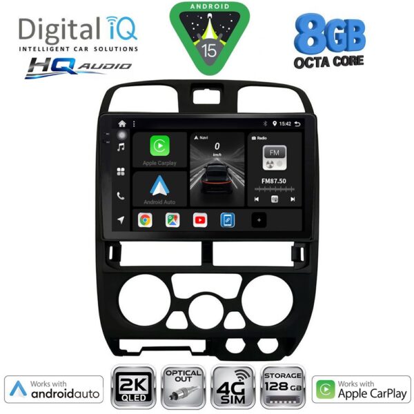 DIGITAL IQ BXK 20253BL_CPAA (9inc) MULTIMEDIA TABLET for ISUZU D-MAX mod. 2002-2008 (BLACK) - Image 1