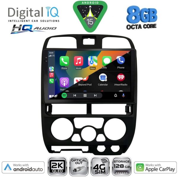 DIGITAL IQ BXK 20253BL_CPAA (9inc) MULTIMEDIA TABLET for ISUZU D-MAX mod. 2002-2008 (BLACK) - Image 2