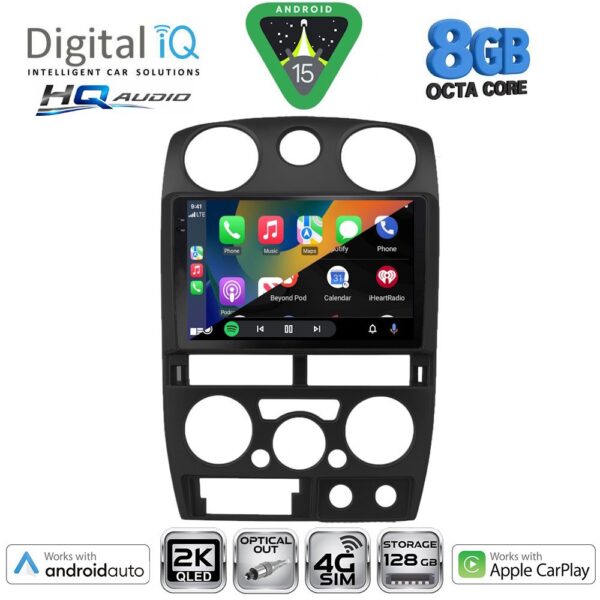 DIGITAL IQ BXK 20254BL_CPAA (9inc) MULTIMEDIA TABLET for ISUZU D-MAX mod. 2008-2012 (BLACK) - Image 2