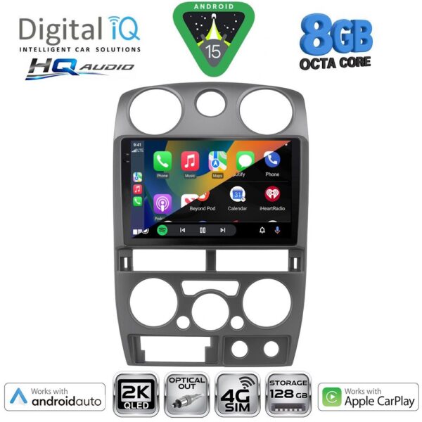 DIGITAL IQ BXK 20254GR_CPAA (9inc) MULTIMEDIA TABLET for ISUZU D-MAX mod. 2008-2012 (GREY) - Image 2