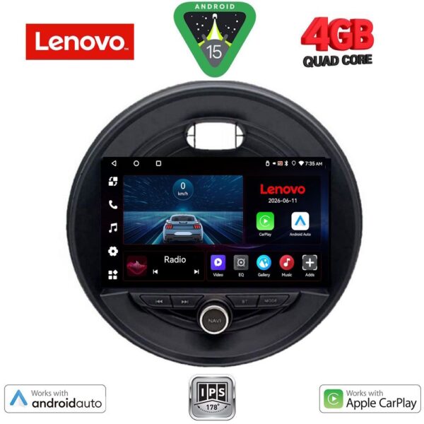LENOVO LVE 8066_CPAA (9inc) MULTIMEDIA TABLET for MINI COOPER (F55-56-F57) mod. 2015-2024 - CLUBMAN (F54) mod. 2015-2024 - ROADSTER (F59) mod. 2014-2024 - COUNTRYMAN (F60) mod. 2016-2024 - Image 1