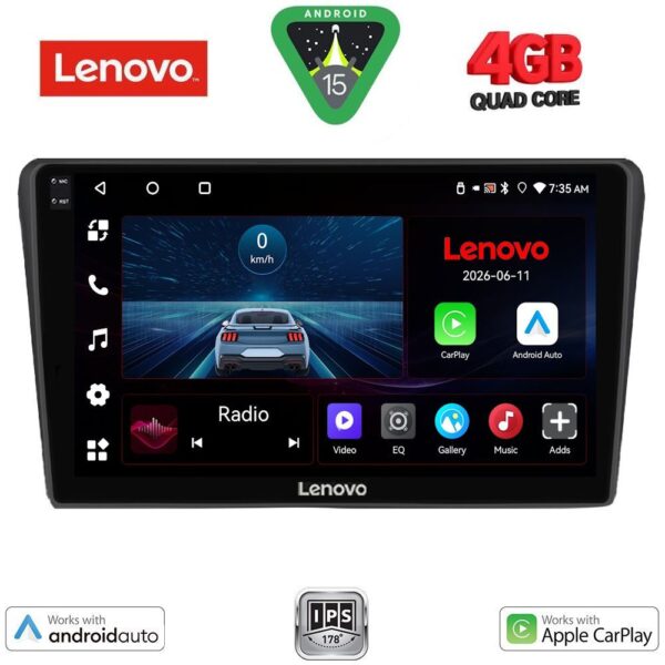 LENOVO LVE 8704BL_CPAA (9inc) MULTIMEDIA TABLET for TOYOTA AVENSIS (T25) mod. 2003-2009 (BLACK) - Image 1