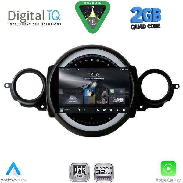 DIGITAL IQ RSD 1064_CPA (9inc) MULTIMEDIA TABLET for MINI COOPER (R56-R57) mod. 2006-2014 – CLUBMAN (R55) mod. 2007-2014 - Image 1