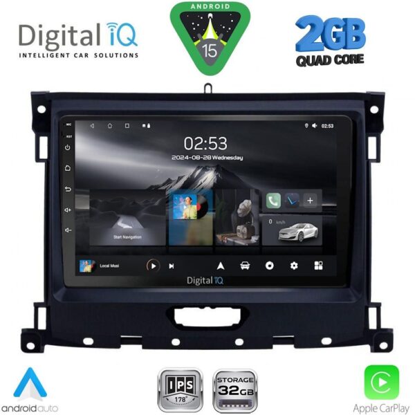 DIGITAL IQ RSD 1173_CPA (9inc) MULTIMEDIA TABLET for FORD RANGER mod. 2018-2023 - Image 1