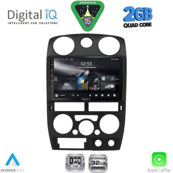 DIGITAL IQ RSD 1254BL_CPA (9inc) MULTIMEDIA TABLET for ISUZU D-MAX mod. 2008-2012 (BLACK) - Image 1