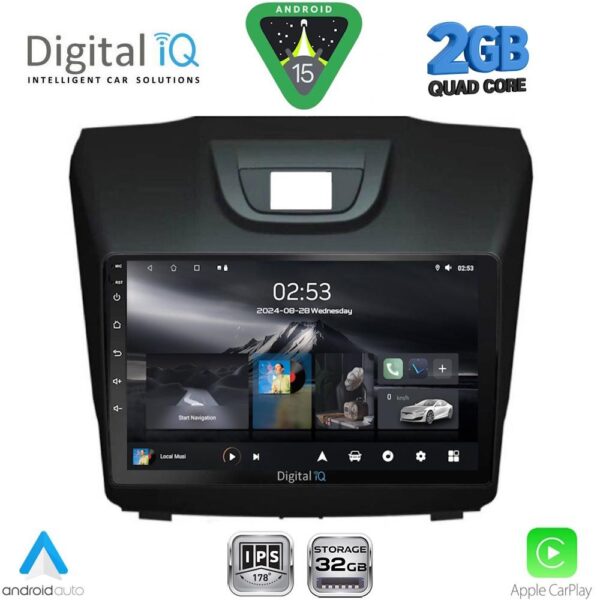 DIGITAL IQ RSD 1255_CPA (9inc) MULTIMEDIA TABLET for ISUZU DMAX mod. 2012-2020 - Image 1