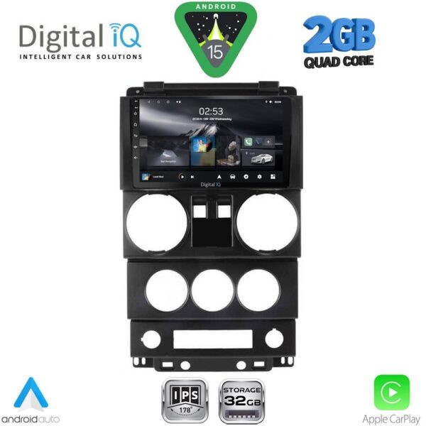 DIGITAL IQ RSD 1293_CPA (9inc) MULTIMEDIA TABLET for JEEP WRANGLER  mod. 2006-2011 - Image 1