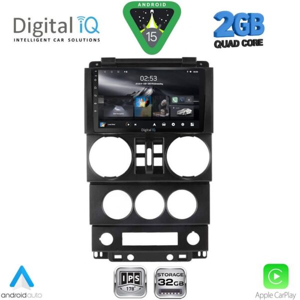 DIGITAL IQ RSD 1294_CPA (9inc) MULTIMEDIA TABLET for JEEP WRANGLER mod. 2006-2011 - Image 1