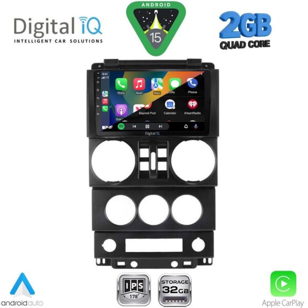 DIGITAL IQ RSD 1294_CPA (9inc) MULTIMEDIA TABLET for JEEP WRANGLER mod. 2006-2011 - Image 2
