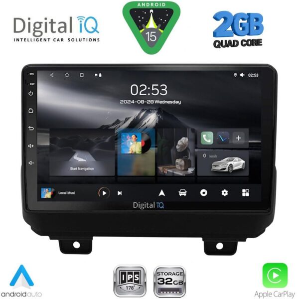 DIGITAL IQ RSD 1298_CPA (9inc) MULTIMEDIA TABLET for JEEP WRANGLER mod. 2018-2026 - Image 1