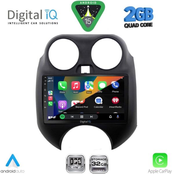 DIGITAL IQ RSD 1459_CPA (9inc) MULTIMEDIA TABLET for NISSAN MICRA mod. 2010-2014 - Image 2