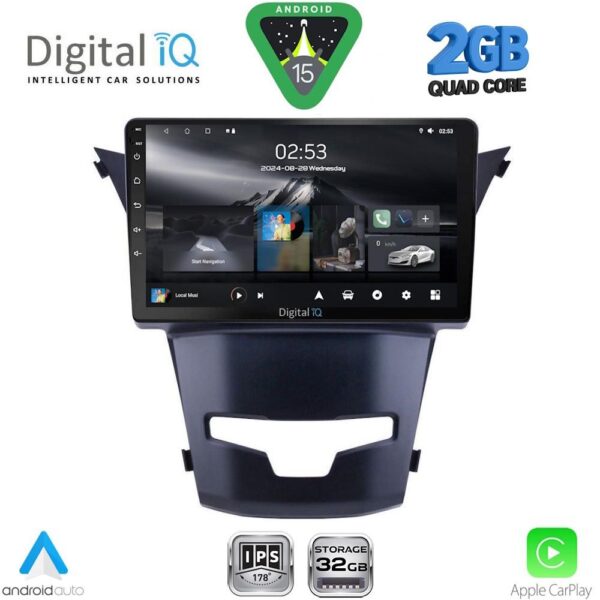 DIGITAL IQ RSD 1653_CPA (9inc) MULTIMEDIA TABLET for SSANGYONG KORANDO mod. 2014-2019 - Image 1