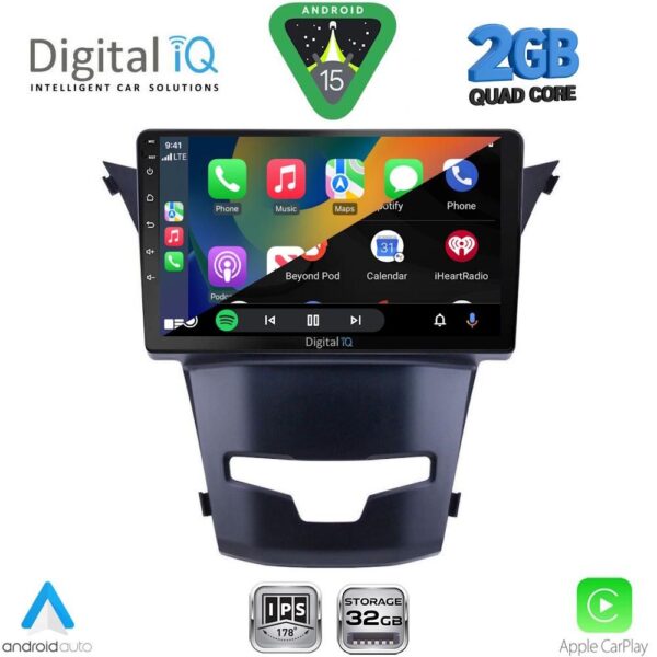 DIGITAL IQ RSD 1653_CPA (9inc) MULTIMEDIA TABLET for SSANGYONG KORANDO mod. 2014-2019 - Image 2