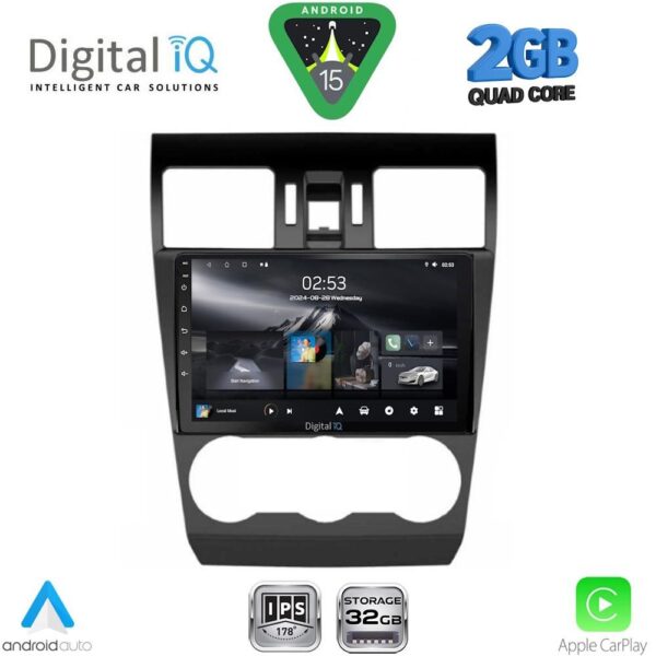 DIGITAL IQ RSD 1663_CPA (9inc) MULTIMEDIA TABLET for SUBARU FORESTER - IMPREZA - XV mod. 2013-2019 - Image 1