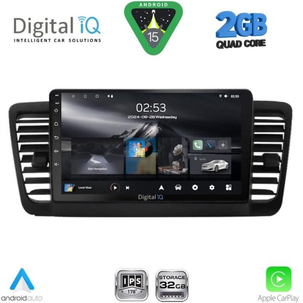 DIGITAL IQ RSD 1665_CPA (9inc) MULTIMEDIA TABLET for SUBARU LEGACY - OUTBACK mod. 2002-2008 - Image 1