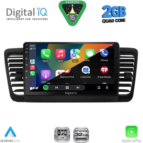 DIGITAL IQ RSD 1665_CPA (9inc) MULTIMEDIA TABLET for SUBARU LEGACY - OUTBACK mod. 2002-2008 - Image 2